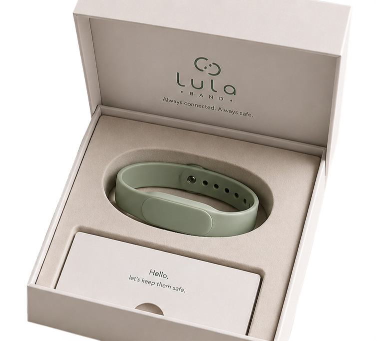 LulaBand product in packaging